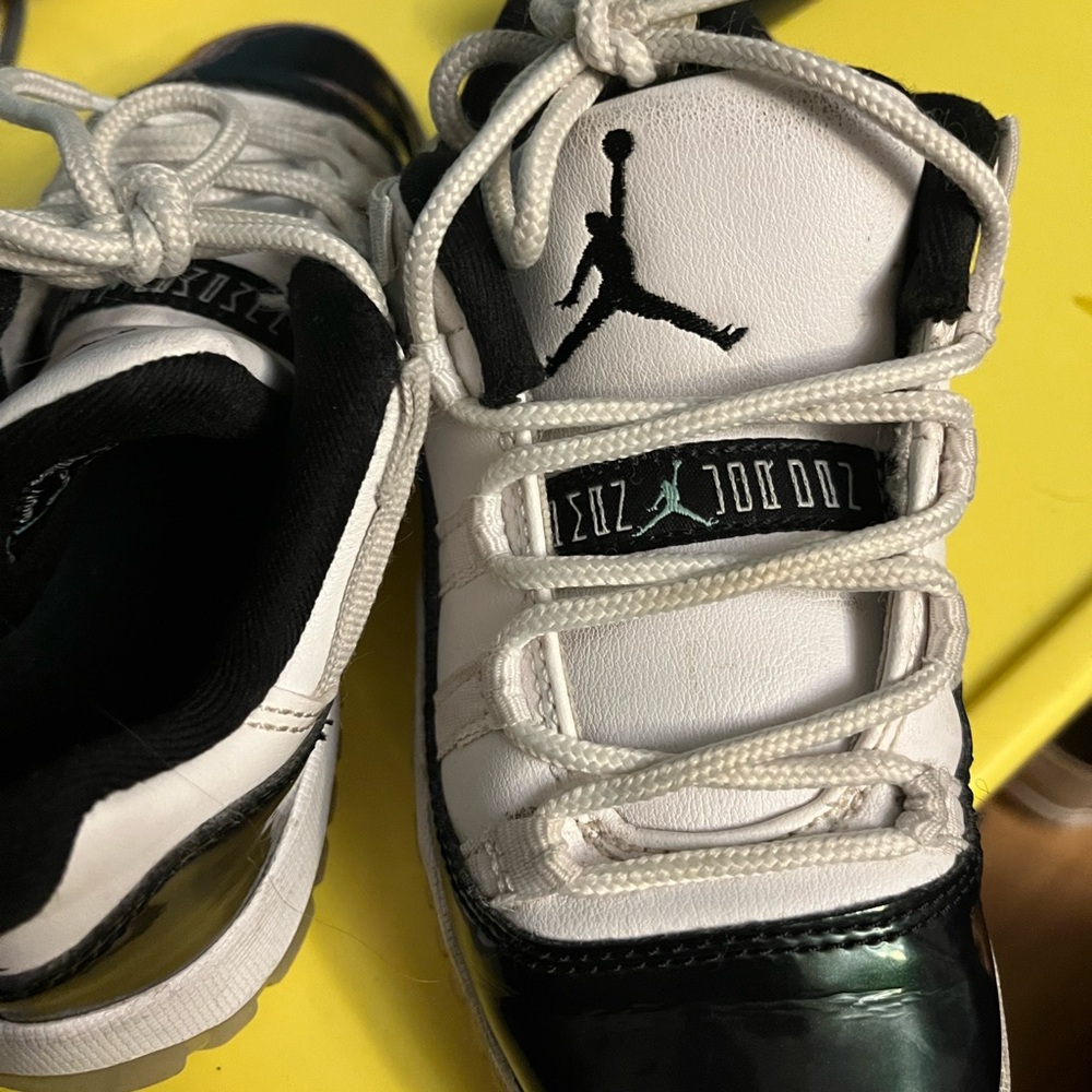 Jordan Kids Black and White Sneakers